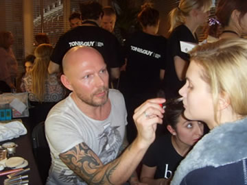 Martin Carter at work